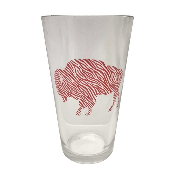 Hoppy Buffalo Pint Glass Set