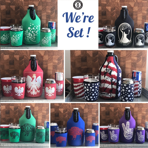 Freedom Can Koozie - Traveling Growler - Can and Bottle Koozie