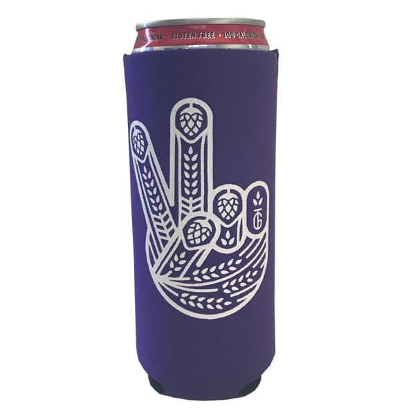 Peace Skinny Can Koozie