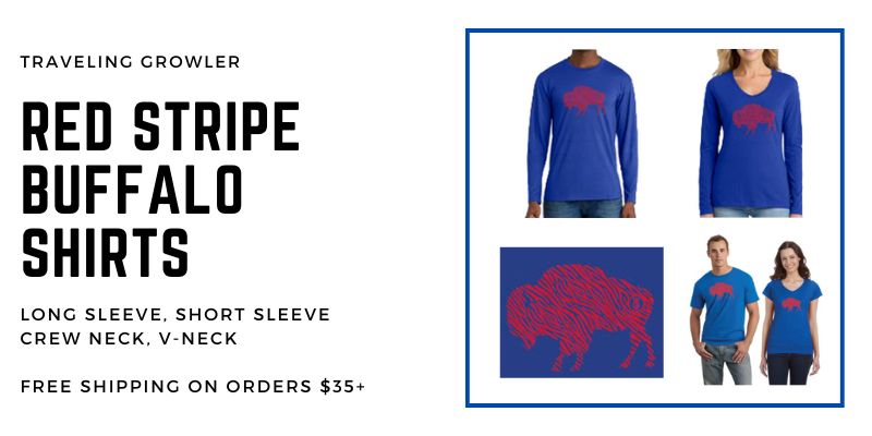 Red Stripe Buffalo Shirts - Traveling Growler