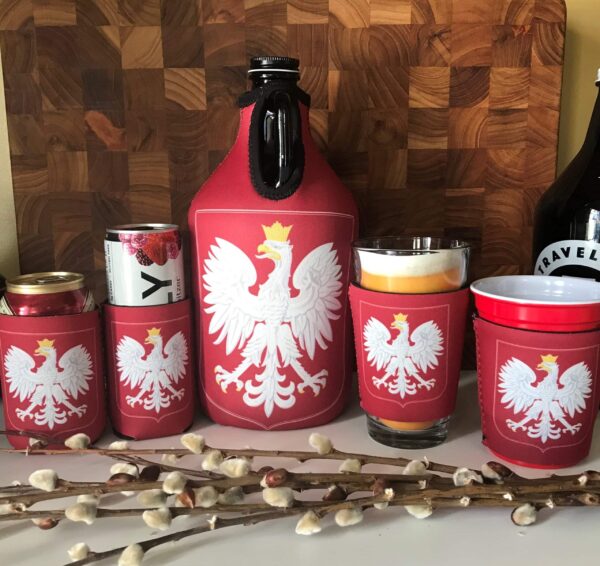 Polish Falcon Koozies - Traveling Growler